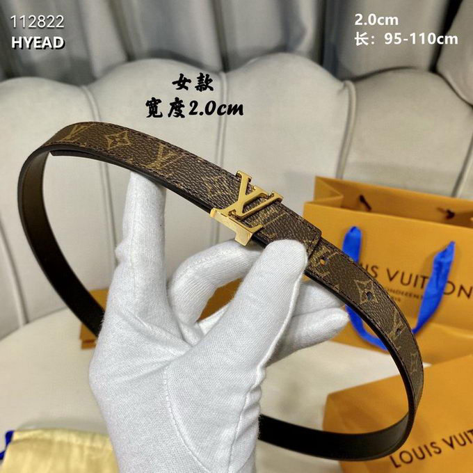 Louis Vuitton 20mm Belt ID:20220807-194